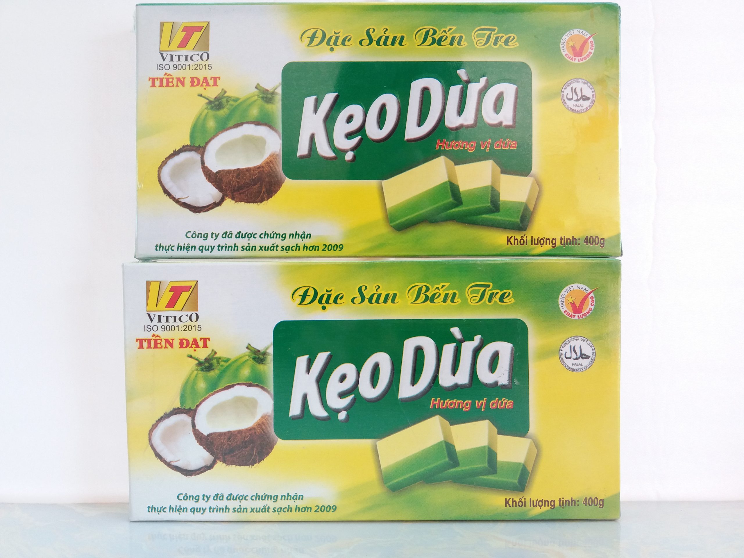 KẸO DỪA HỘP VỊ DỨA 400G